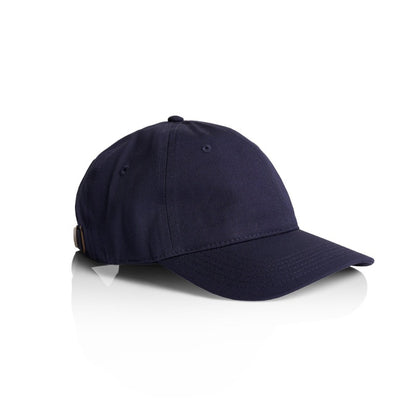 Six Panel Cap custom print Midnight Blue