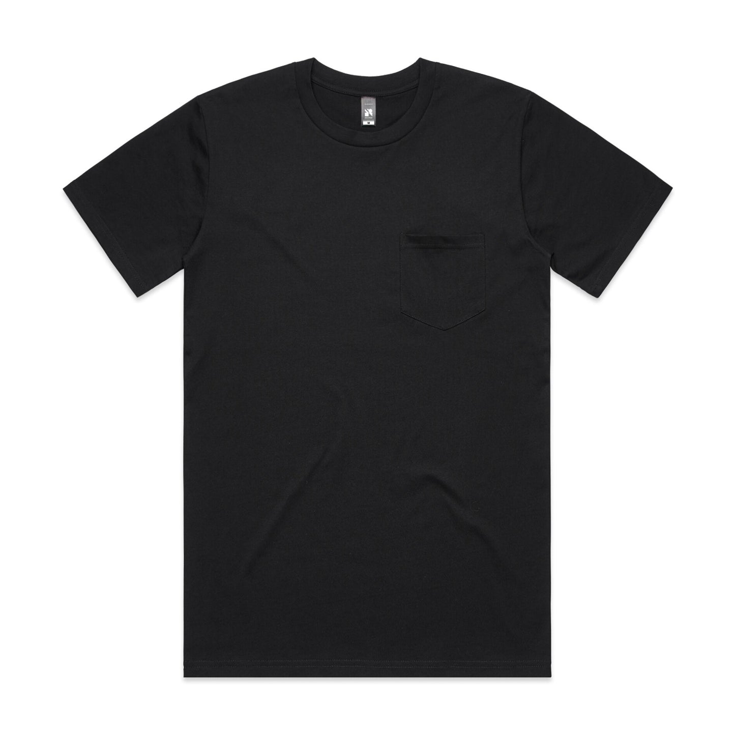 Mens Classic Pocket T-Shirt - 220gsm - Black