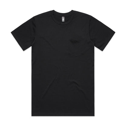 Mens Classic Pocket T-Shirt - 220gsm - Black