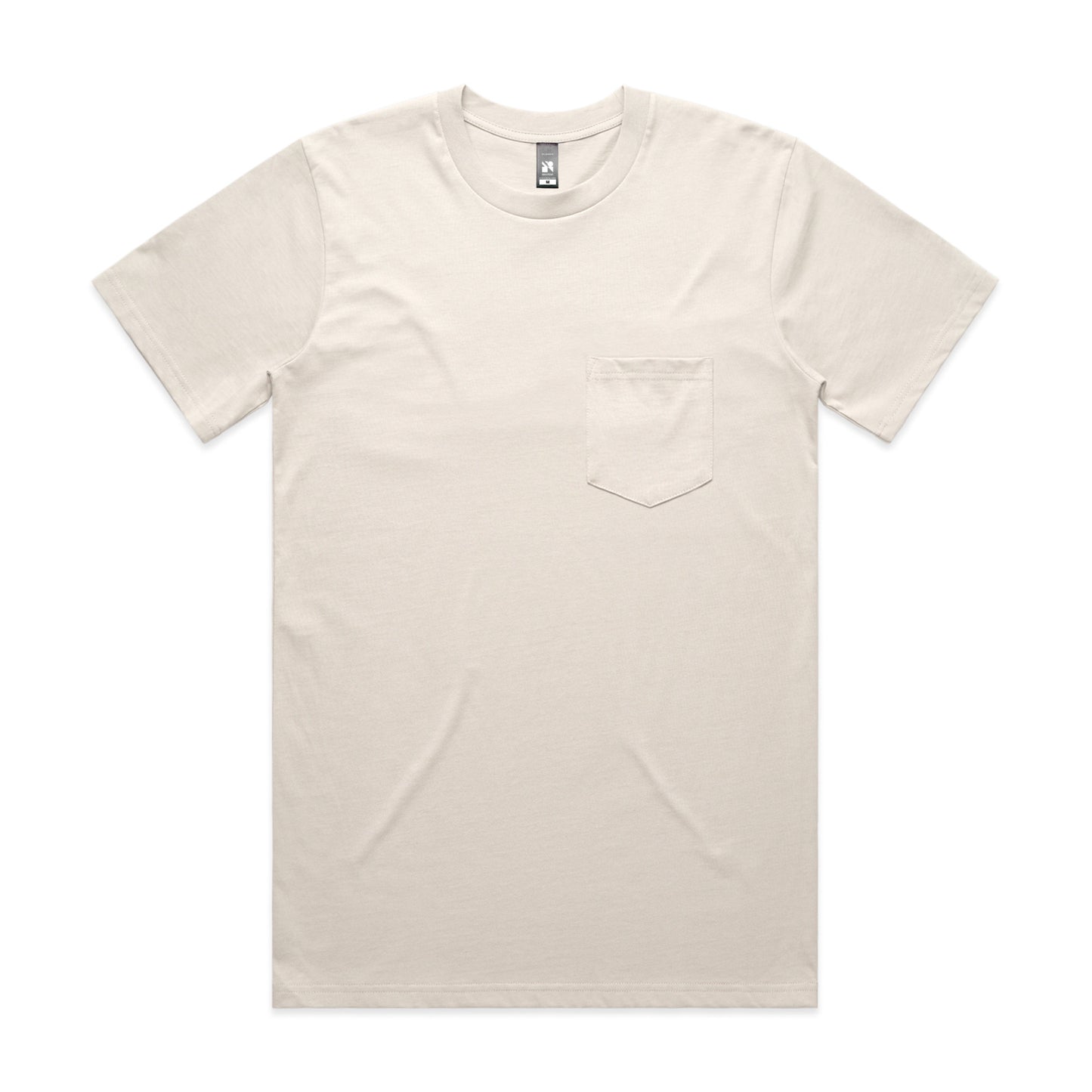 Mens Classic Pocket T-Shirt - 220gsm - Bone