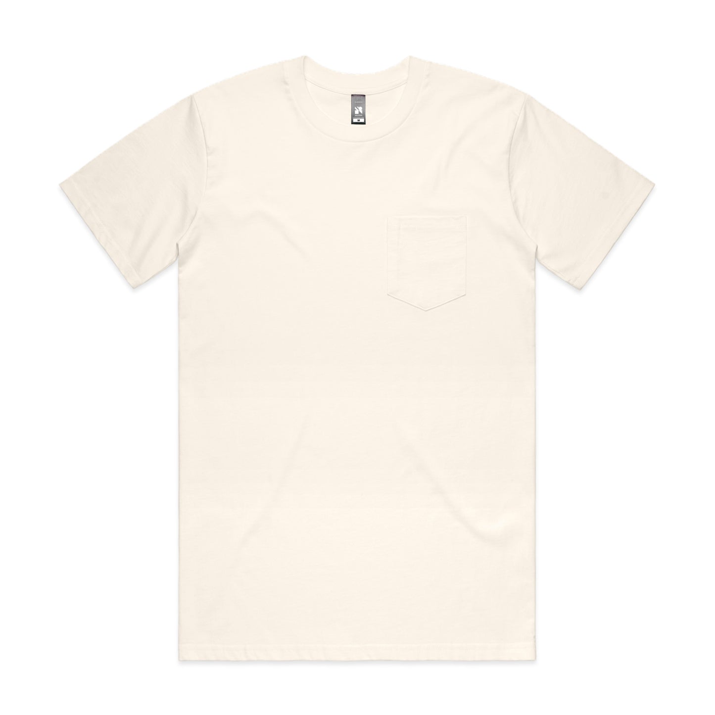 Mens Classic Pocket T-Shirt - 220gsm - Ecru