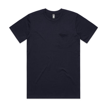 Mens Classic Pocket T-Shirt - 220gsm - Navy