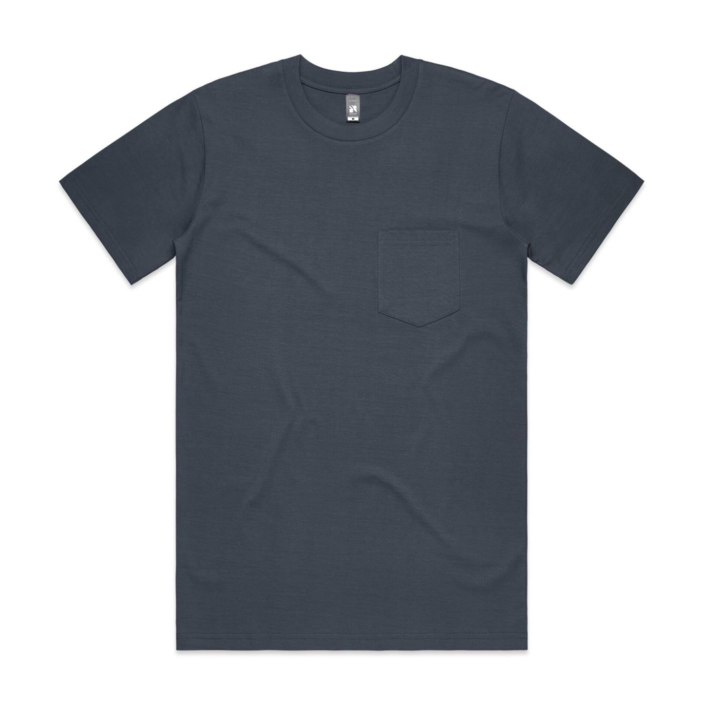 Mens Classic Pocket T-Shirt - 220gsm - Petrol Blue