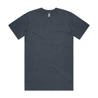 Mens Classic Pocket T-Shirt - 220gsm - Petrol Blue