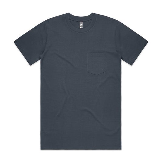 Mens Classic Pocket T-Shirt - 220gsm - Petrol Blue