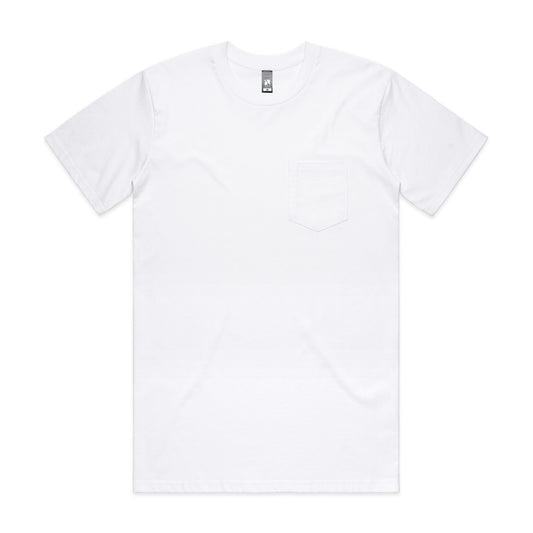 Mens Classic Pocket T-Shirt - 220gsm - White