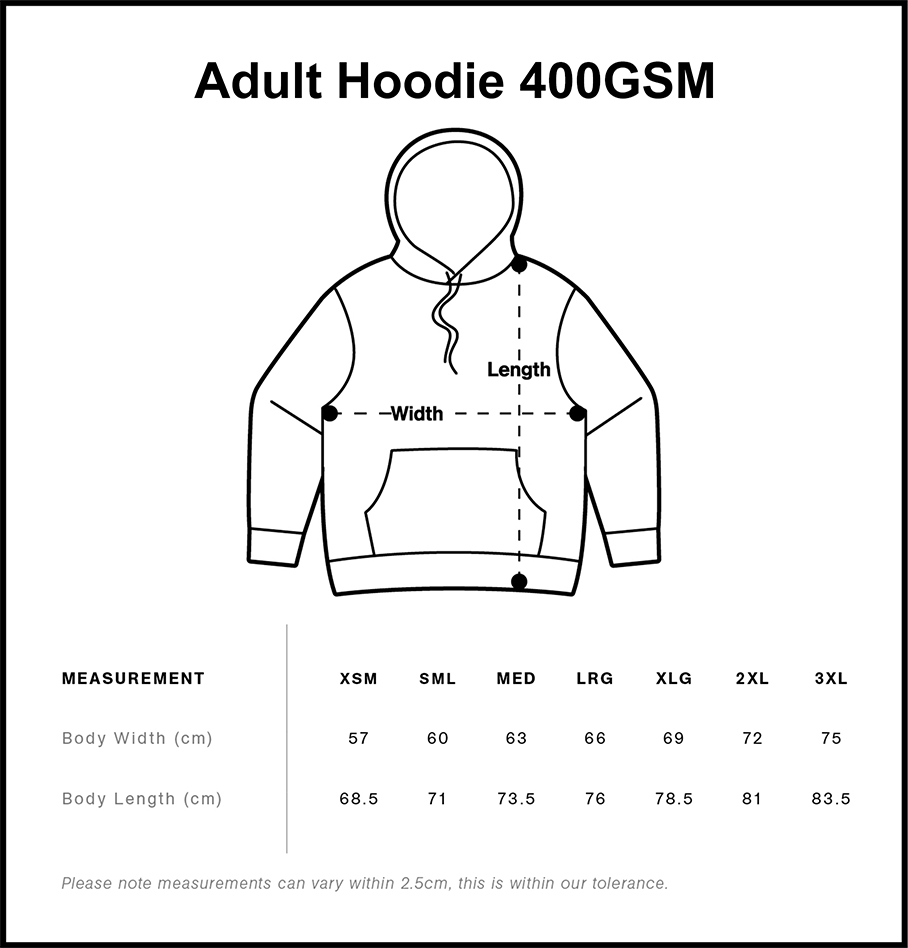Adult Hoodie 400GSM