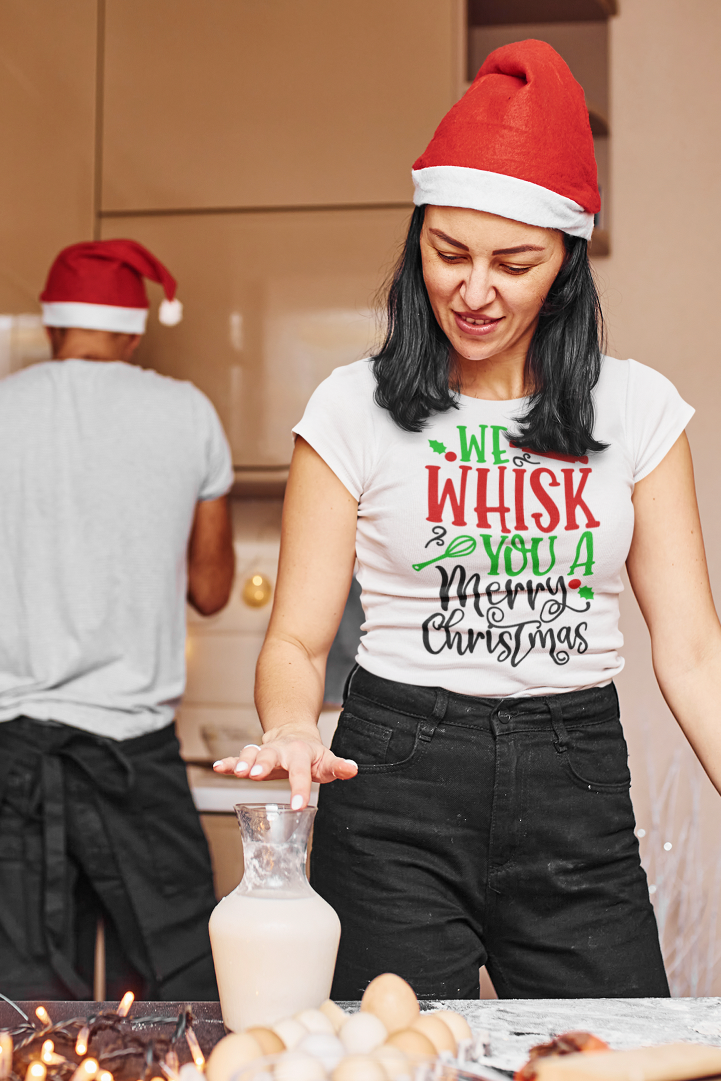 We Wisk You A Merry Christmas - Adult