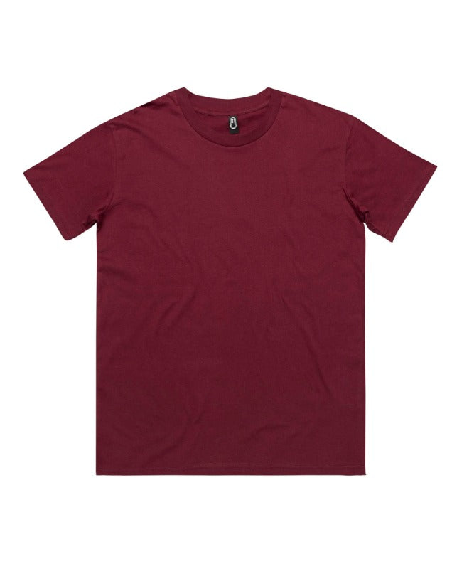 Unisex Custom Print Shirts 180gsm - Burgundy