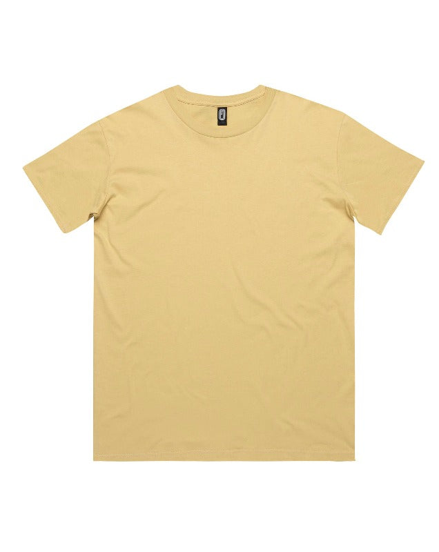 Custom Print T-Shirt unisex tan shirt Front