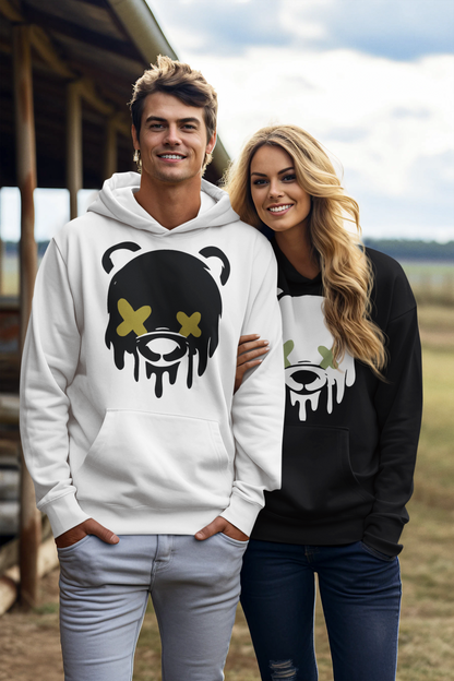 Oozing Honey Cartoon Bear custom Hoodie